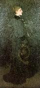 James Abbott McNeil Whistler Arrangement in Brown and Black USA oil painting artist